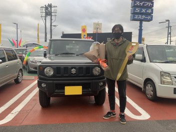 Ｏ様にジムニー納車させて頂きました